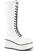 Demonia TRASHVILLE-502 [White] - Front View