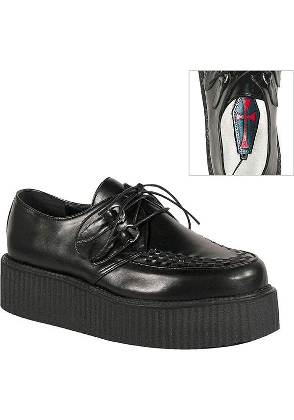 Demonia V-CREEPER-502 [Black] - Front View