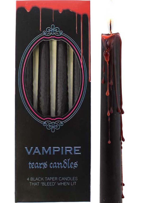 GOTHIC GIFTS Vampire Tears [4 Pack]  | CANDLES - Front