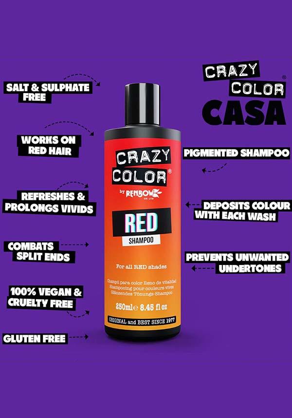 Crazy Color Vibrant Red - Close Up