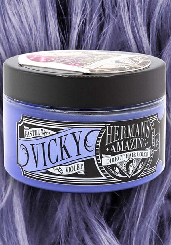 Hermans Hair Vicky Violet - Back View
