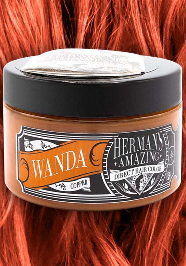Hermans Hair Wanda Copper - Back View