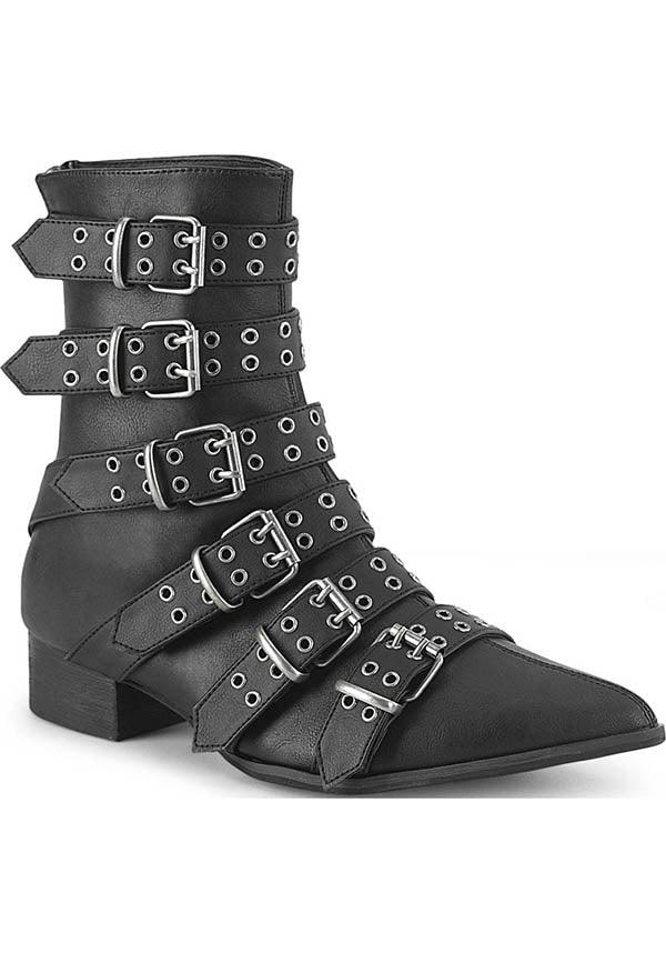Demonia WARLOCK-70 [Black] - Front View