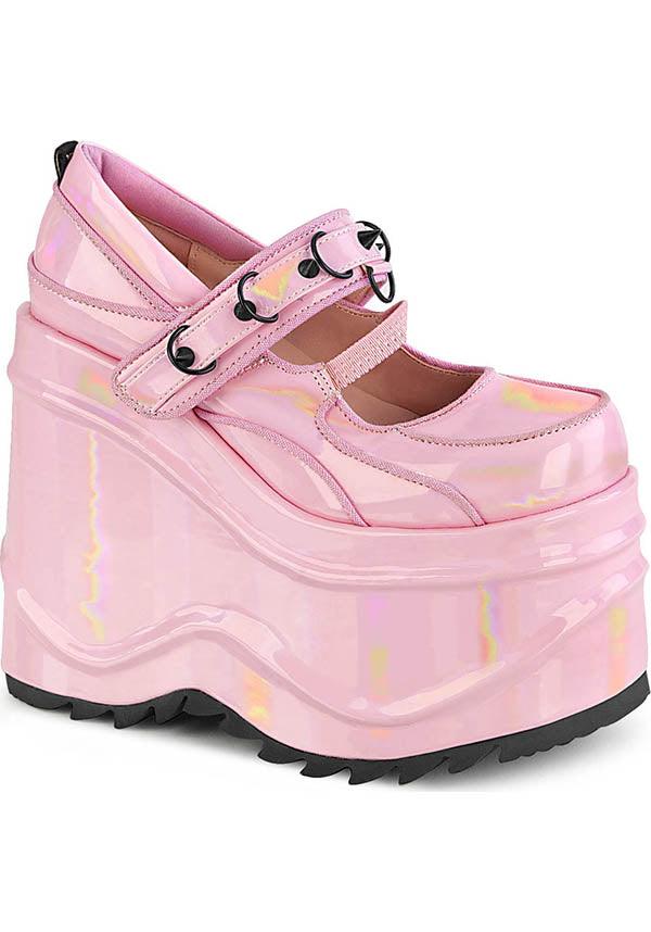 Demonia WAVE-48 [Pink Holo] - Front View