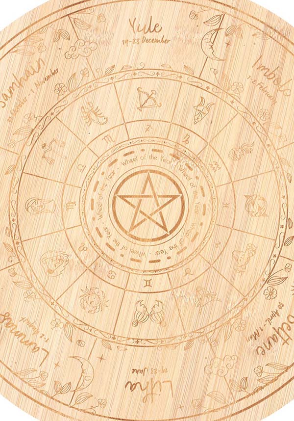 GOTHIC GIFTS Wheel of the Year | SERVING BOARD - Detail 2