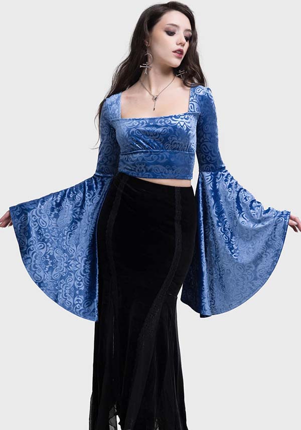 KILLSTAR Whimsy Flutter | LONG SLEEVE TOP - TOPS - Front View