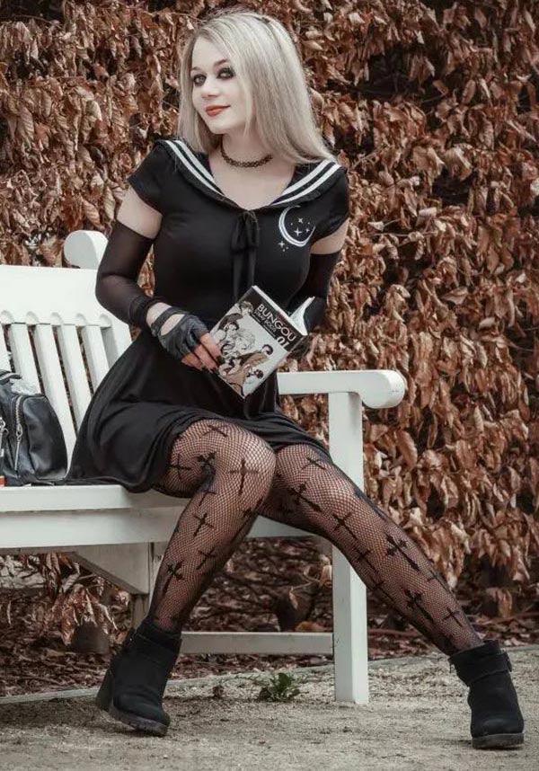 LEG AVENUE Worship Me | NET TIGHTS - Back