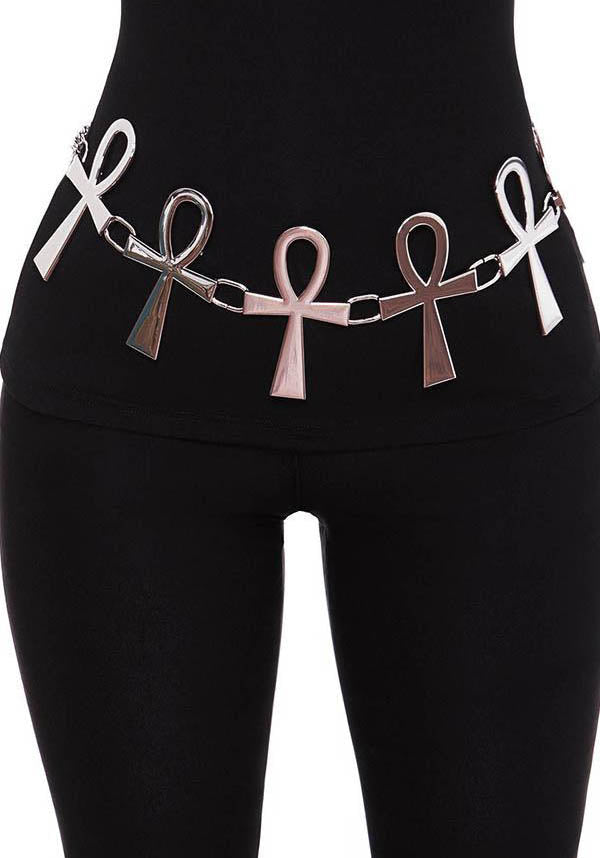 KILLSTAR Xena Ankh [Silver] | BELT - BODY ACCESSORIES - Detail 4
