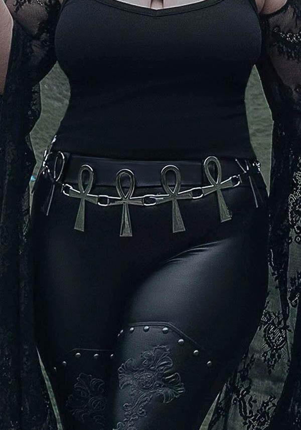 KILLSTAR Xena Ankh [Silver] | BELT - BODY ACCESSORIES - Detail 6