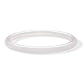 ZHOU LIU FU Chalcedony Bangle Classic White Natural Gemstone for Mom Women 58mm J1011820